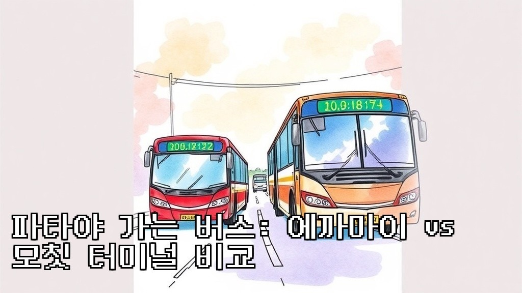 Bus to Pattaya Ekkamai vs Mo Chit Terminal Comparison