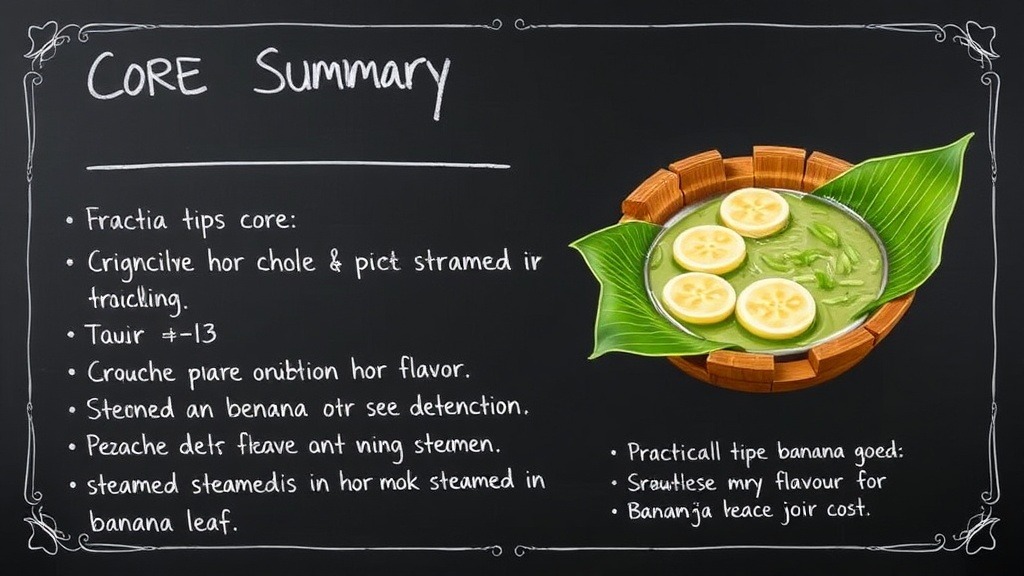 Core Summary and Practical Tips on the Flavor of Hor Mok Steamed in Banana Leaf