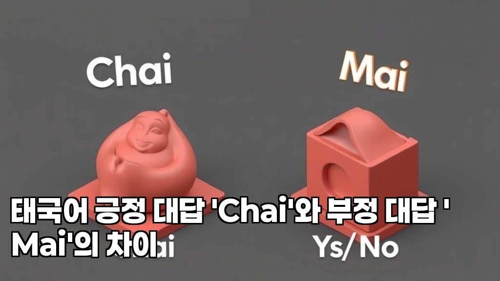 Differences Between Chai and Mai in Thai Yes No Responses
