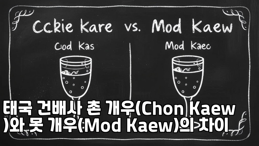 Differences Between Chon Kaew and Mod Kaew in Thai Toasts