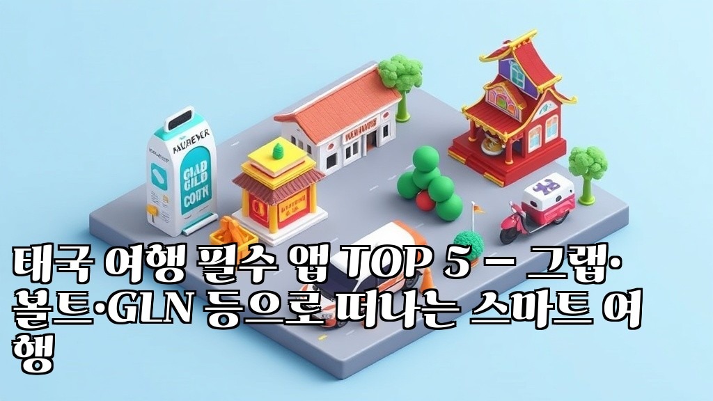 Essential Thailand Travel Apps TOP 5 Grab Bolt GLN etc 