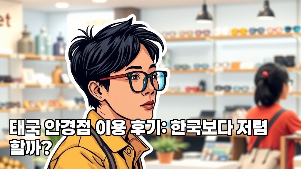 Eyeglass Shop Experience in Thailand Cheaper than Korea 