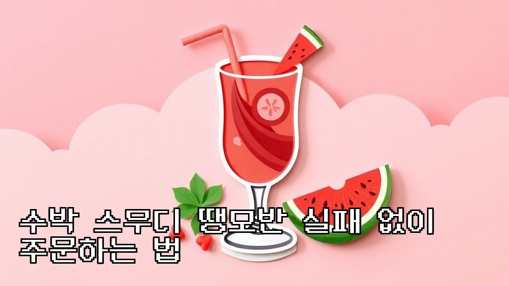 How to Order Watermelon Smoothie Tangmo Pan Without Failing
