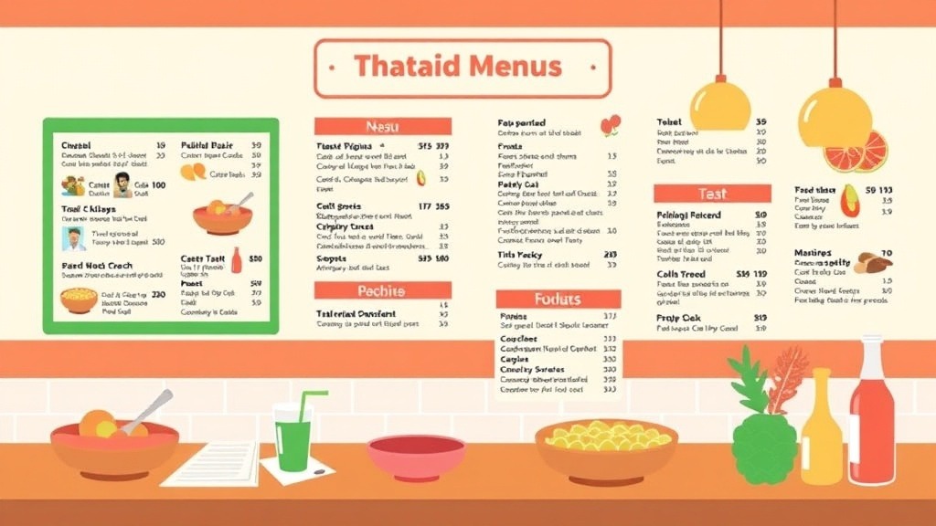 How to Read Local Thai Restaurant Menus: Key Summary and Practical Tips