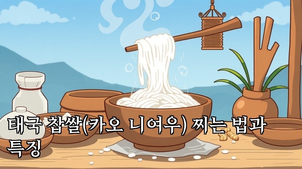 How to Steam Thai Sticky Rice Khao Niao and Its Characteristics