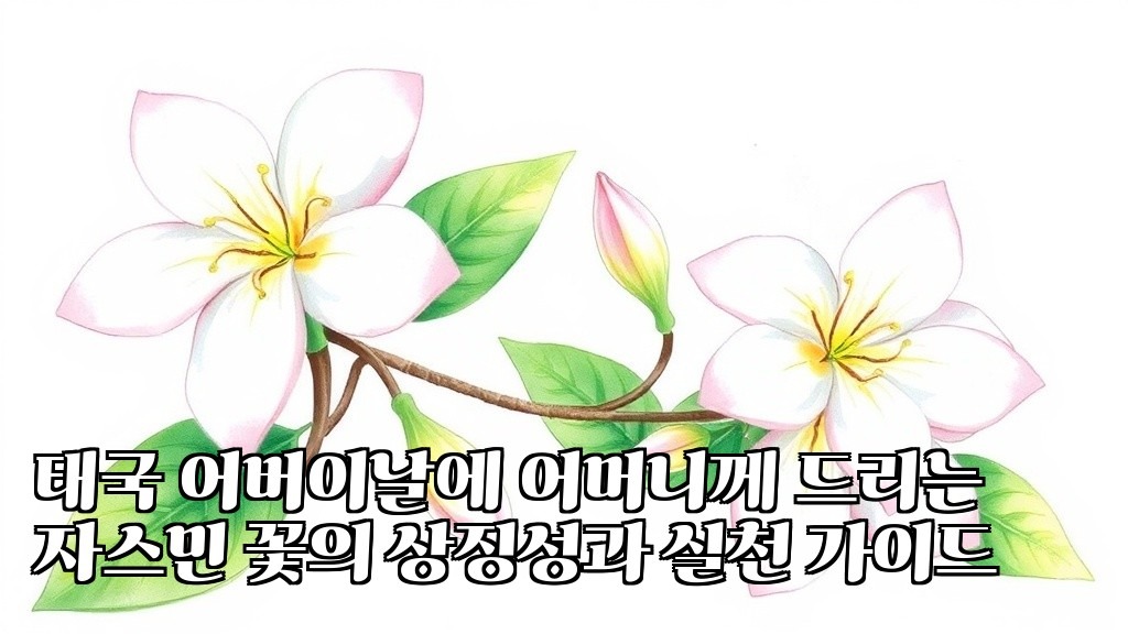 Jasmine Flowers for Mother s Day in Thailand Symbolism and Practical Guide