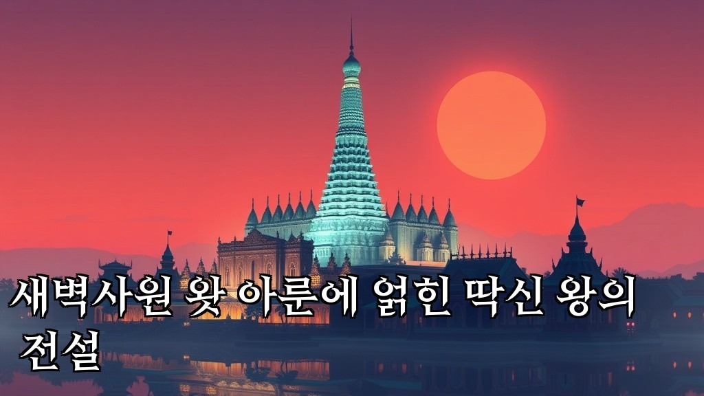 Legend of King Taksin and Wat Arun the Temple of Dawn