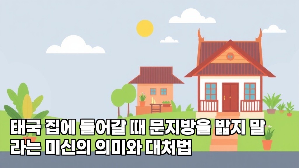 Meaning and Practical Guide to Not Stepping on Thresholds in Thai Homes