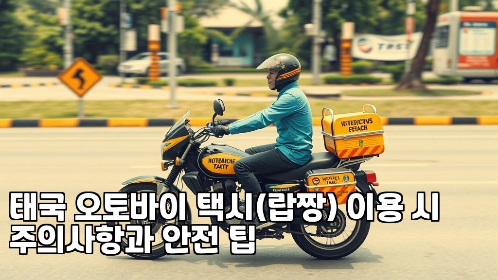 Motorcycle Taxi Ropchang Safety Tips for Thailand