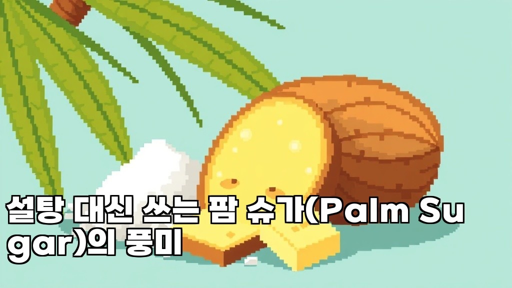 Palm Sugar Flavor as a Substitute for Sugar