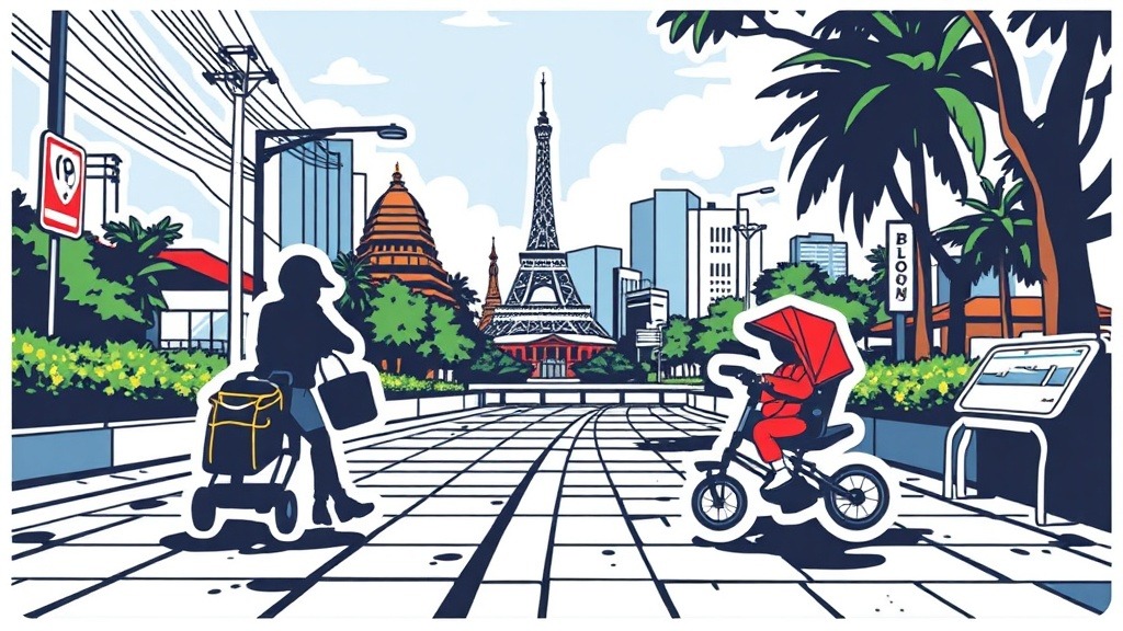 Summary: Good and Bad Places for Strollers in Thailand