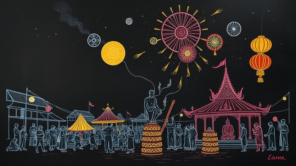 Summary and Contemporary Meaning of Lanna Kingdom's Kratong and Chiang Mai Yi Peng Festival