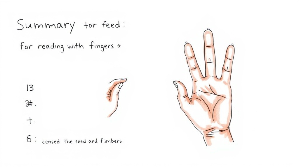 Summary and Practical Tips for Reading Thai Numbers and Showing Numbers with Fingers