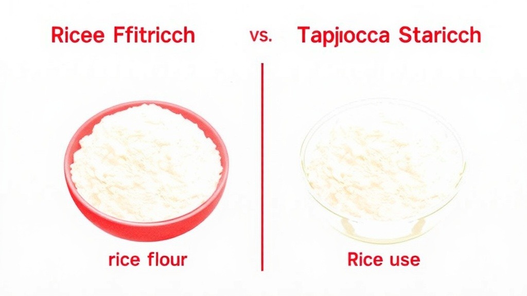 Summary of Differences and Uses of Rice Flour and Tapioca Starch