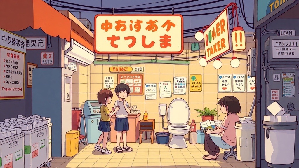 Summary of Thai Night Market Toilet Tips: Paid Fees and Bringing Toilet Paper