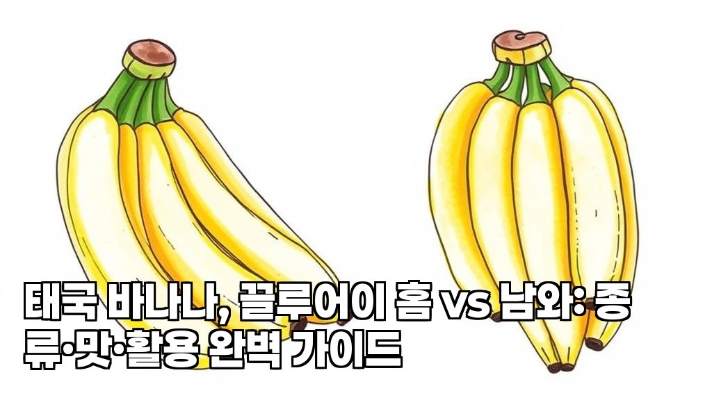 Thai Bananas Kluai Hom vs Nam Wa Complete Guide to Varieties Taste and Uses