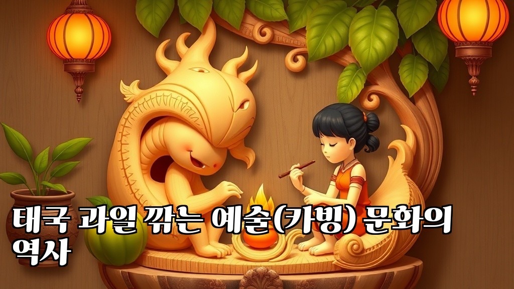 Thai Fruit Carving Art Carving Culture History