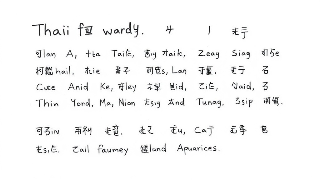 Thai Loanword Orthography: Features of Rendering English into Thai Pronunciation - Summary and Conclusion