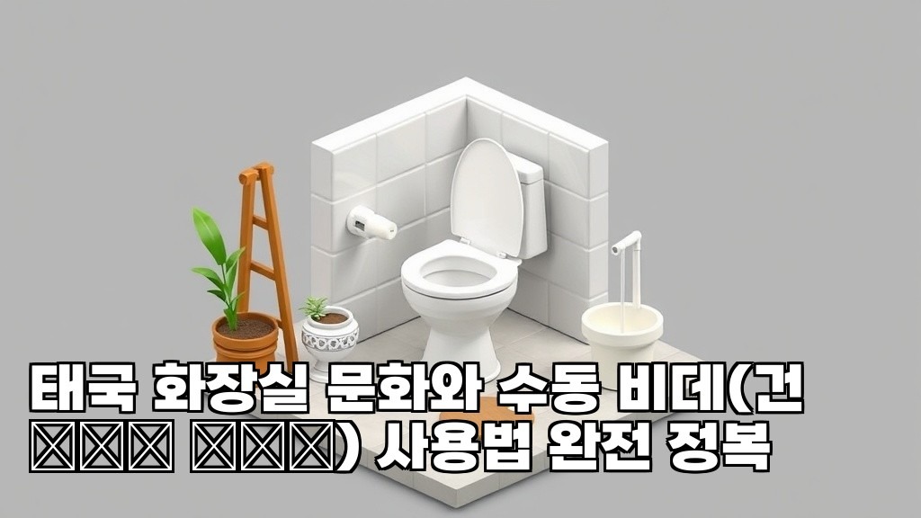 Thai Toilet Culture and Manual Bidet Gun Usage Guide