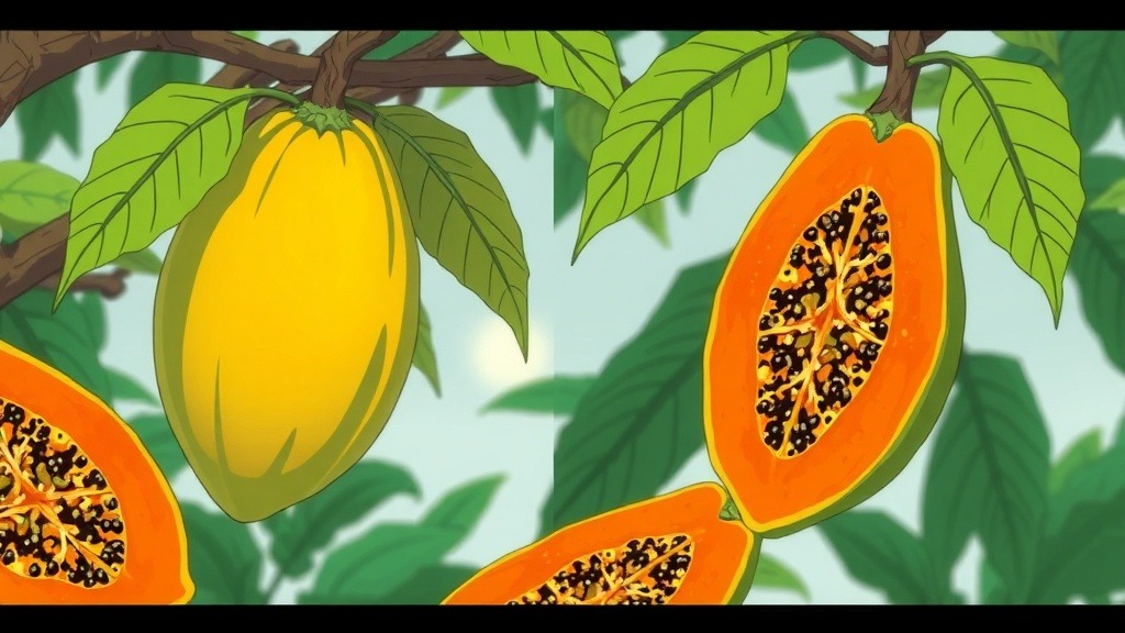 Thai papaya: Summary and recommendations on ripe vs unripe
