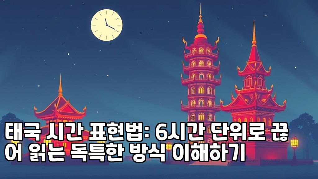 Thai time expressions the unique six-hour segmentation