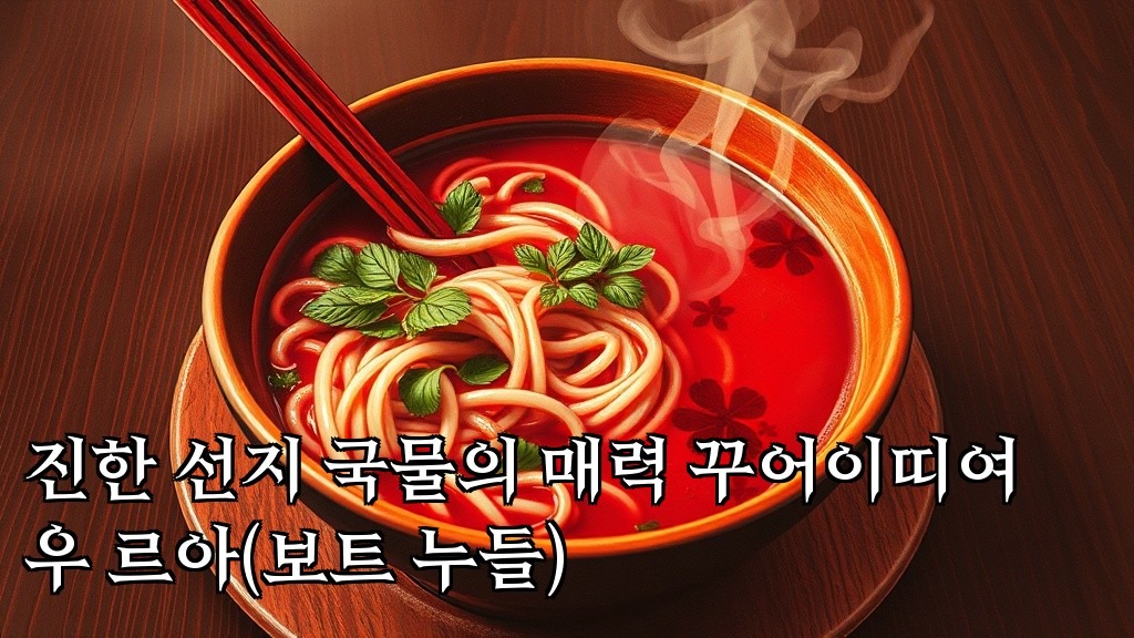 The Allure of Rich Blood Broth Kuay Tiew Reua Boat Noodle 