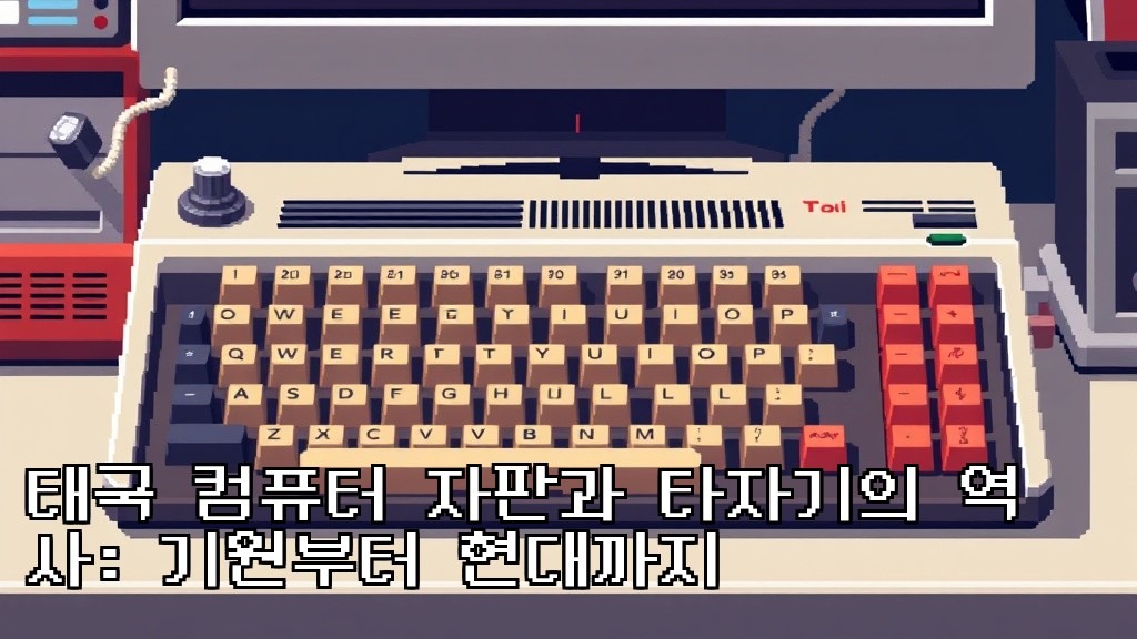 The History of Thai Computer Keyboards and Typewriters