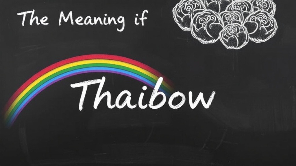 The Meaning of Rainbow Colors in Thailand: Summary and Practical Points