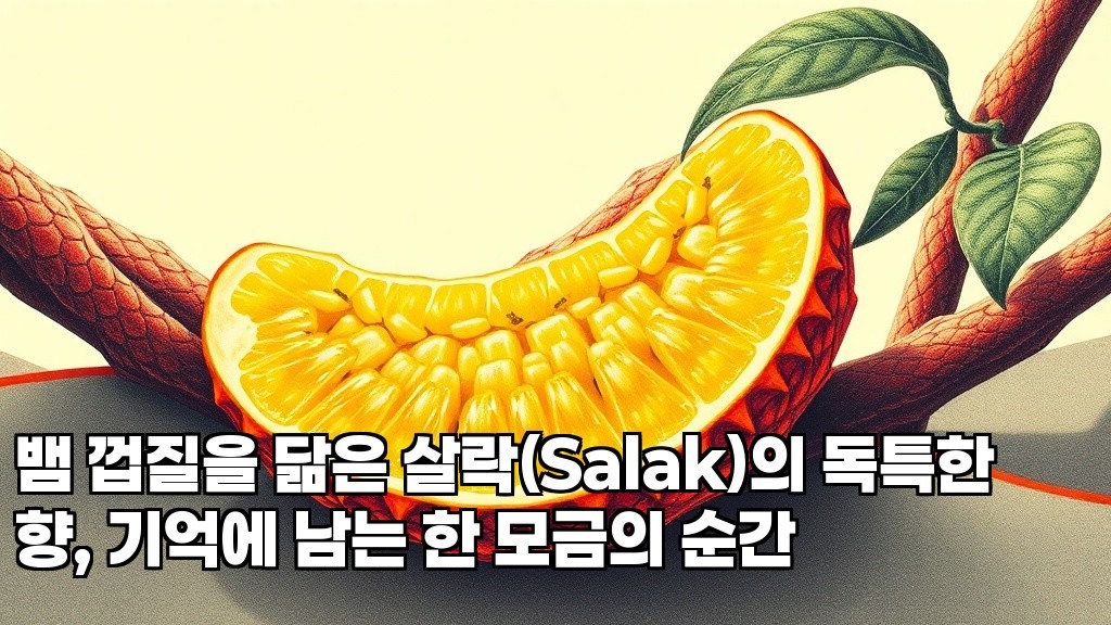 The Unique Aroma of Salak Like Snake Skin