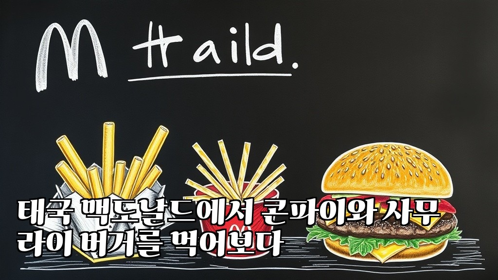 Trying Thailand McDonald s Corn Pie and Samurai Burger