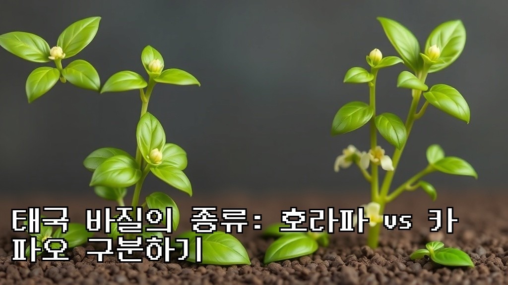 Types of Thai Basil Distinguishing Horapha vs Krapao