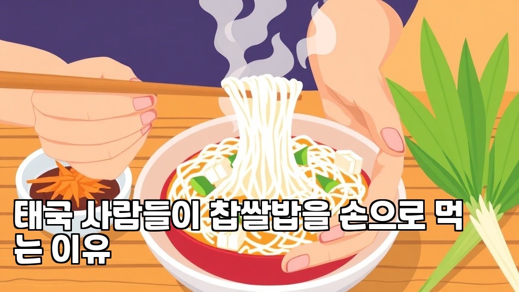 Why Thai People Eat Sticky Rice with Their Hands